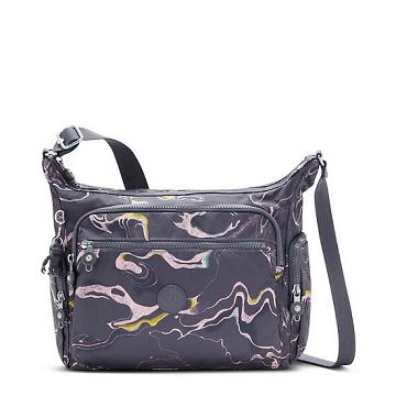 Kipling Gabbie Printed Crossbody Bags Soft Marble | CA 1160IL